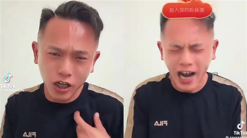 AJ哥氣炸反擊，指賓賓哥在我爸媽面前，說要讓他們的孩子死，黑道也沒有這麼垃圾。（圖／翻攝自AJ哥抖音）