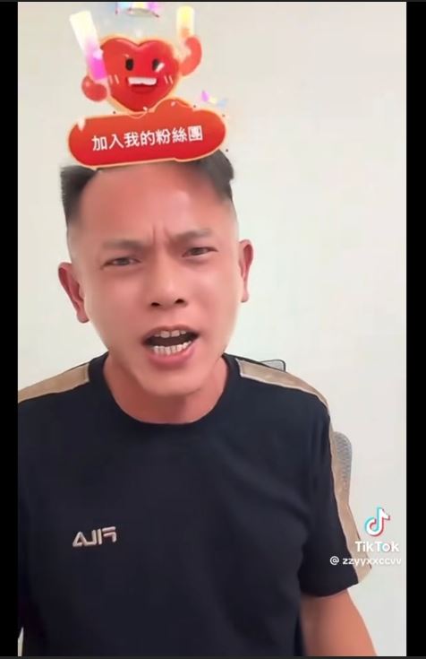 AJ哥氣炸反擊，指賓賓哥在我爸媽面前，說要讓他們的孩子死，黑道也沒有這麼垃圾。（圖／翻攝自AJ哥抖音）