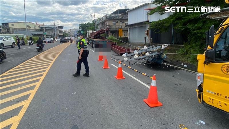 事故造成513戶停電。（圖／翻攝畫面）