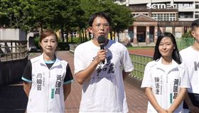 黃國昌到汐止核三延役公投車掃。（圖／翻攝畫面）