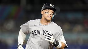 賈吉（Aaron Judge）生涯4度單季敲出40轟。（圖／美聯社／達志影像）