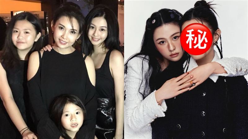 邱淑貞二女兒轉大人 顏值不輸親姊沈月