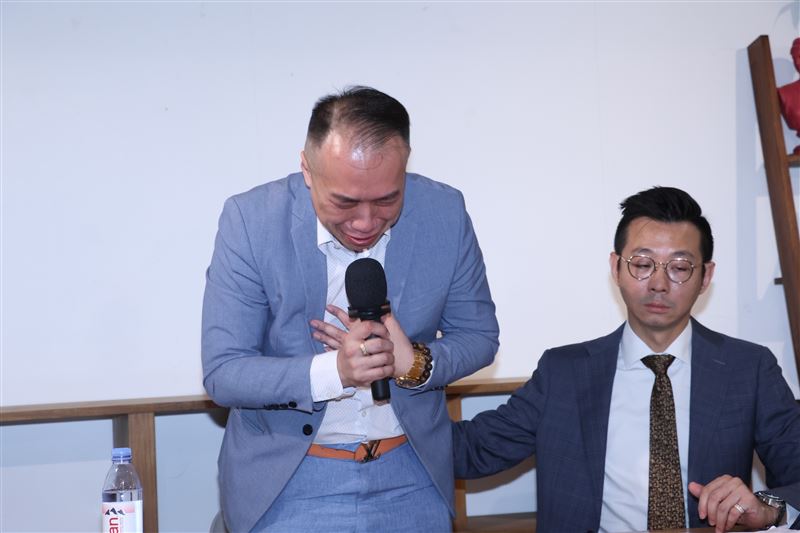 網紅安哥(潘建安)因家暴向家屬道歉(圖／記者鄭孟晃攝)