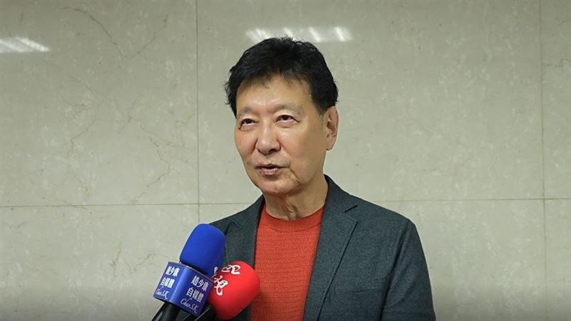 趙少康受訪時稱，「我如果是台積電的話，我寧願不要你的錢，也不要你來入股」。（圖／翻攝畫面）