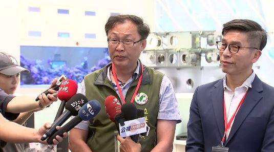 藍綠白立委到屏東恆春考察核三廠，徐富癸示警「核三位於斷層帶」。（圖／翻攝畫面）