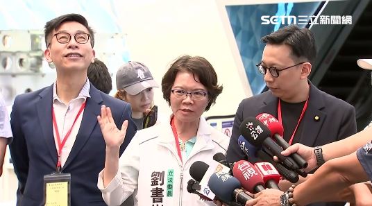 藍綠白立委到屏東恆春考察核三廠，劉書彬質疑，斷層經得過國際、核安會同意？（圖／翻攝畫面）