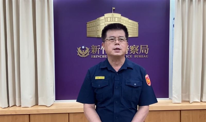 因派出所所長發言失當，引發民怨灌爆派出所Google評論，新竹市警局副局長許豐統發表4點聲明向社會大眾道歉。(圖／翻攝畫面)