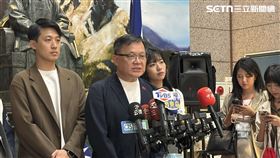 針對有中常委擔憂黨主席選舉，林寬裕受訪重申，朱立倫順利交棒心願不變。（圖／記者詹宜庭攝影）