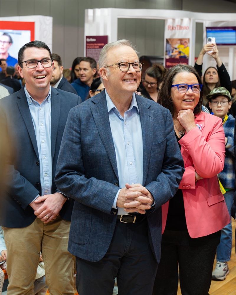 澳總理艾班尼斯。（圖／翻攝自X平台 @X_AlboMP）