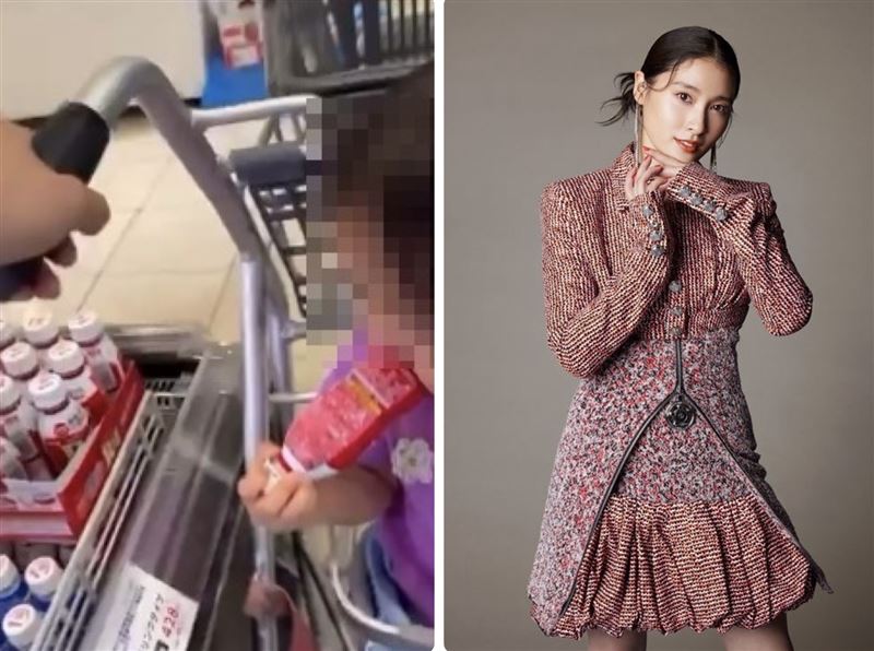 土屋太鳳女兒在超市舔商品，她竟將舔過商品放回架上。（組合圖／翻攝自X、Netflix提供）