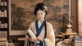 許負，秦漢時期女相士，因預言薄姬的命運而聞名。（影視示意圖／翻攝自微博）