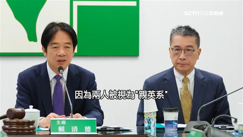 賴清德（左）任命「親英系」的徐國勇（右）為黨秘書長，被視為有意廣納各派系
