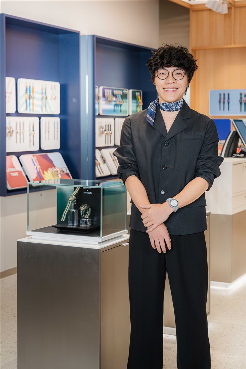 盧廣仲出席活動。（圖／SWATCH提供）