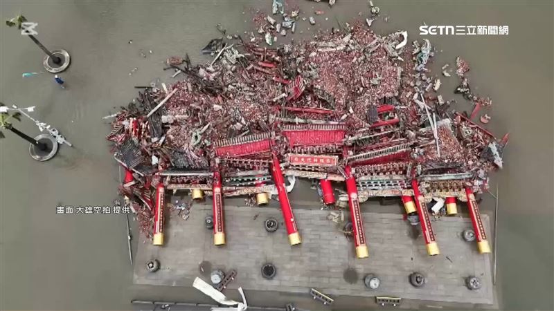 獨／南鯤鯓牌樓重建需2億　總統匾額保留