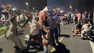 為睹大稻埕煙火激鬥！三重男女混戰扯斷髮