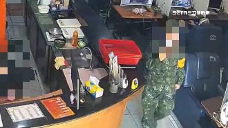 賊闖飲料店偷錢　換軍裝抵火車站買軍警票