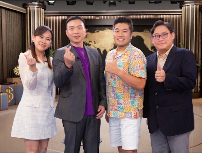 左起為徐敏華、易遊網總經理陳志豪、蓋瑞哥跟林氏璧。（圖／《NOW生活攻略》提供）