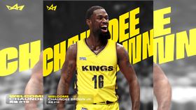 國王簽下新洋將尚迪（Chaundee Brown）。（圖／新北國王球團提供） 