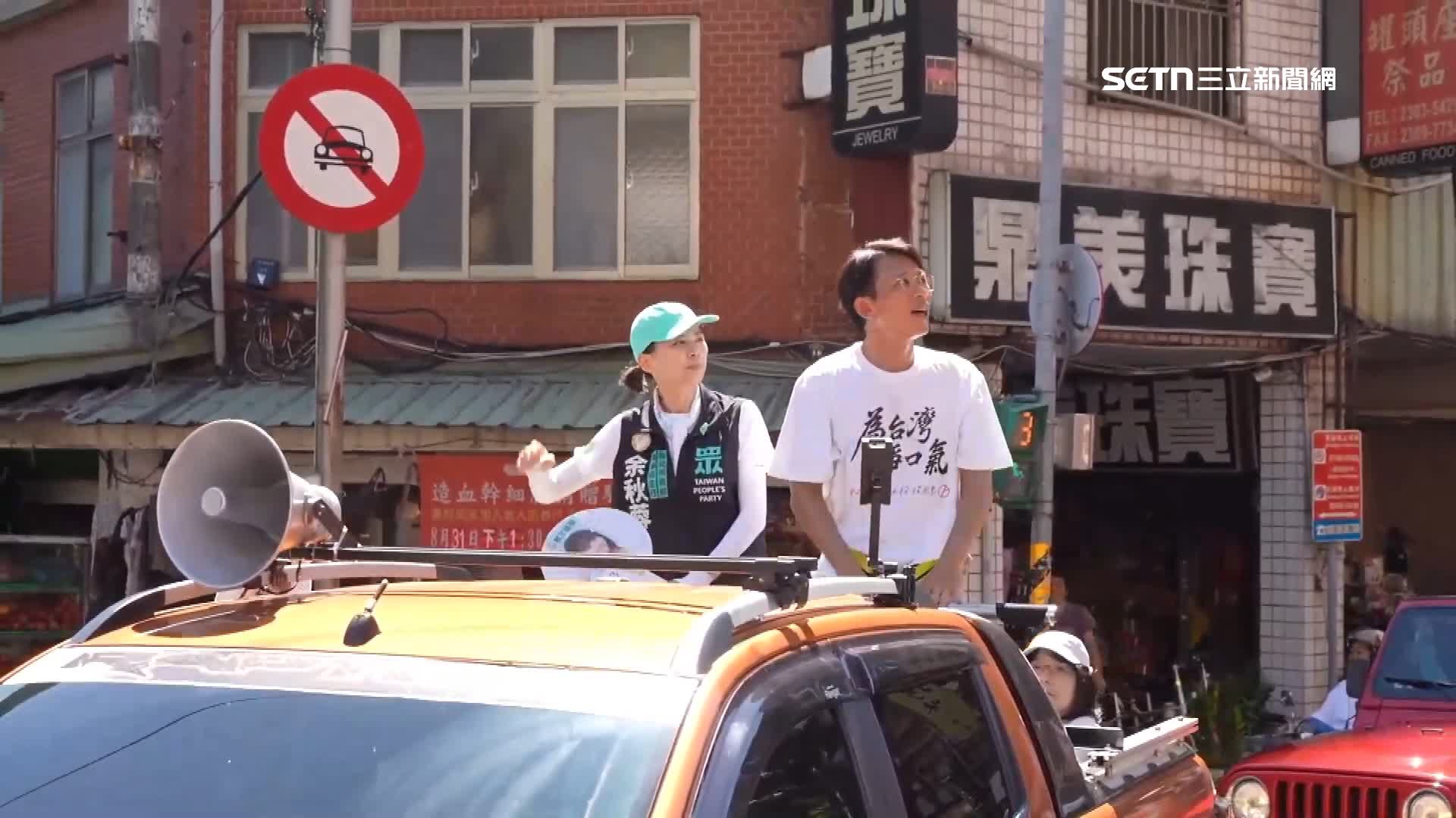 黃國昌車掃前進萬華更宣布展開快閃行動