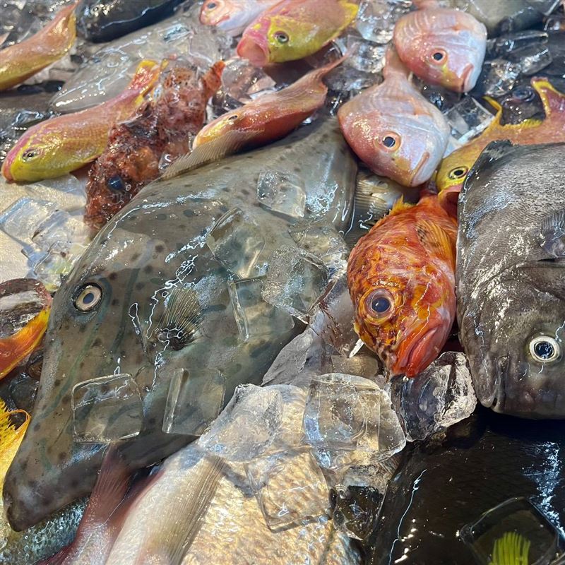 海世界複合式碳烤林口店採購各式新鮮海鮮，結果餐廳開幕的第一年就碰上疫情，光是那一年就虧損了數百萬元。（圖／翻攝自林口海世界複合式碳烤店臉書）