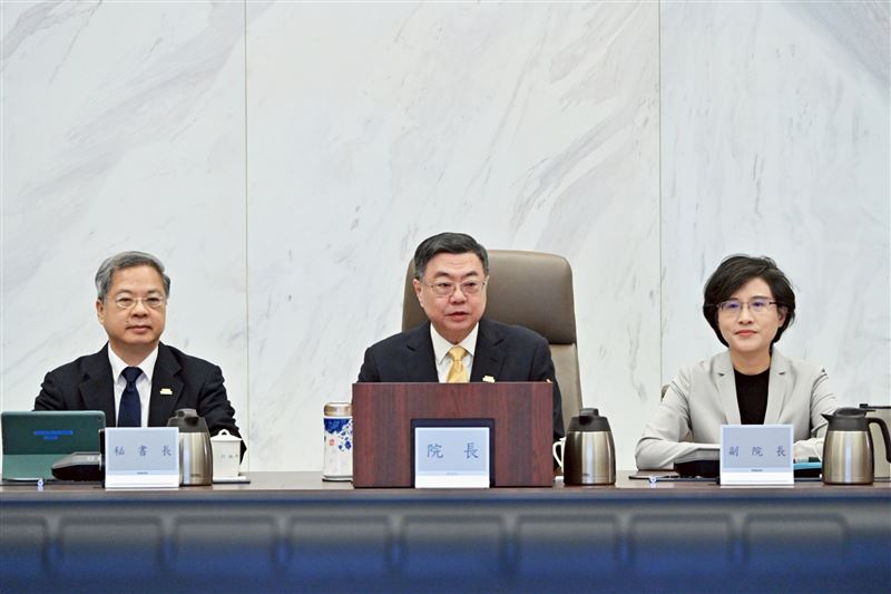 行政院長卓榮泰今（21）日主持行政院會。（圖／行政院提供）