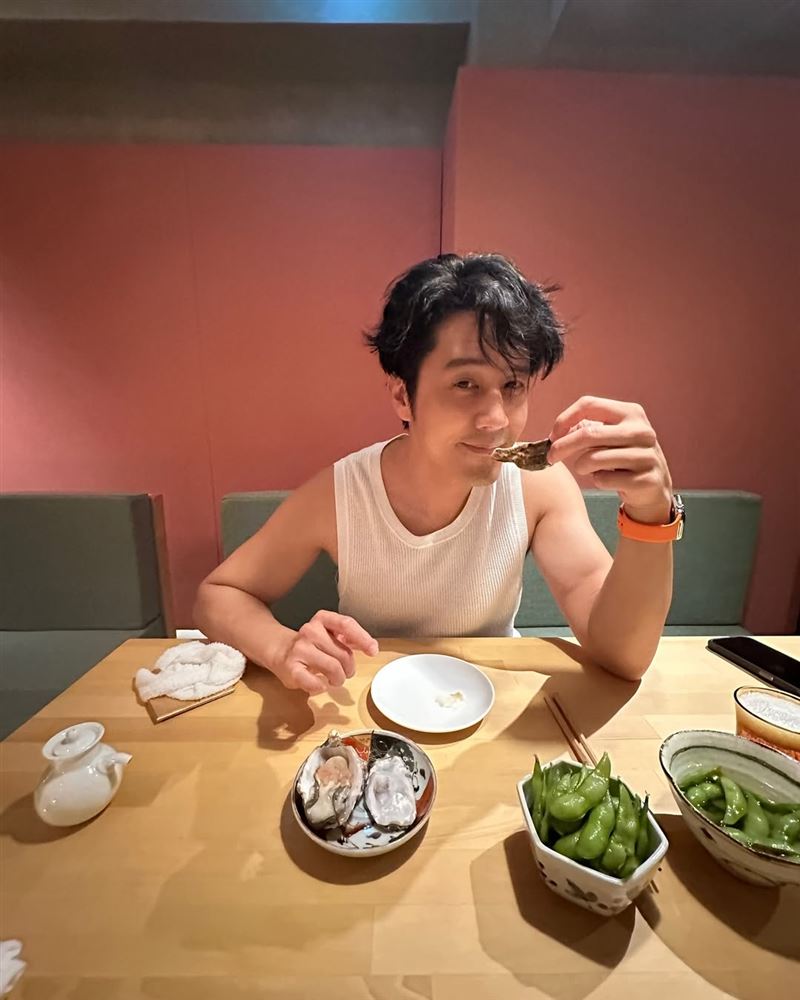 胡宇威上月慶祝43歲生日（圖／翻攝自IG @george_hu__）