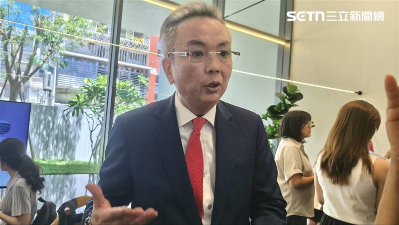 張智傑表示，台北剛需仍在，且「豐萃」受惠北士科輝達外溢效應，故順銷，信用管制則主要衝擊桃園以南縣市。（圖／記者陳韋帆攝影）