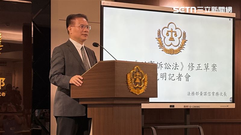 法務部常務次長黃謀信。（圖／記者楊佩琪攝）