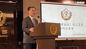 ▲法務部常務次長黃謀信。（圖／記者楊佩琪攝）