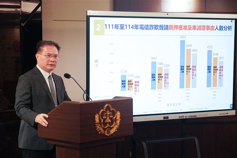 法務部常務次長黃謀信表示，無期徒刑不得假釋草案已送行政院審議。（圖／翻攝畫面）