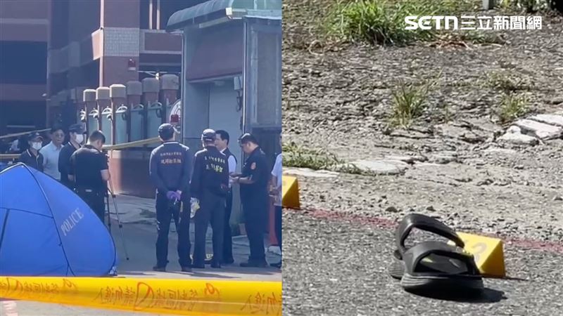 據悉，死者今早前往妹妹的住處，還走不到家門就遇害身亡，初步研判是債務糾紛。（圖／記者黃啟超攝影）