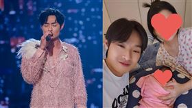 《超級紅人榜》歌王高佳群7月宣布當爸爸，許常德表示收到了滿月禮，獻上祝福。（圖／翻攝自臉書）