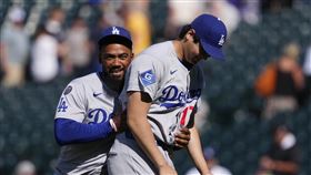 大谷翔平22日本季首次輪休。（圖／美聯社／達志影像）