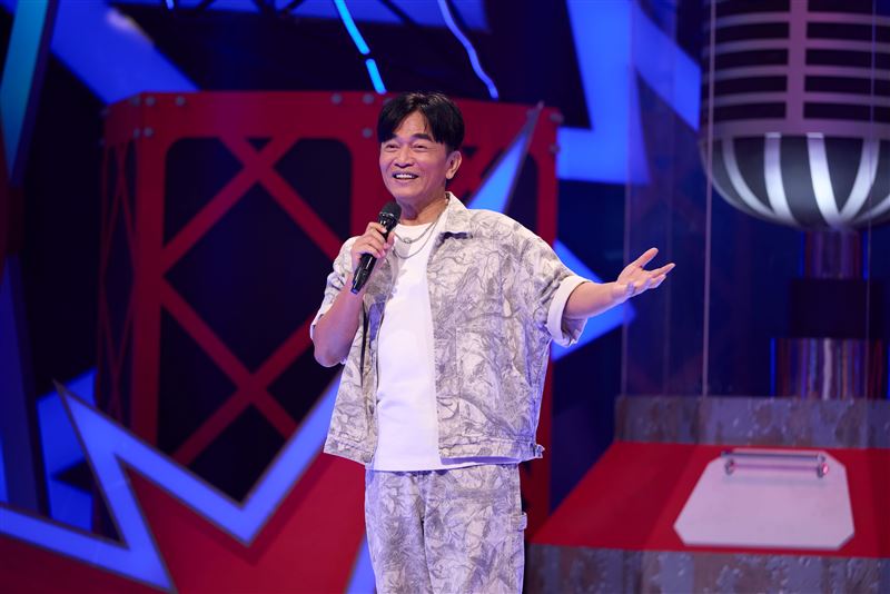 吳宗憲重磅現身!提前一小時到場超慎重。(圖/公視台語台提供)