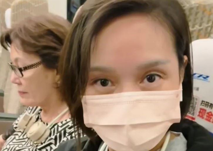 楊恭如罕見素顏露面。（圖／翻攝自抖音）
