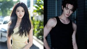 許荔莎（左）承認曾跟許凱（右）交往。（圖／翻攝自微博）