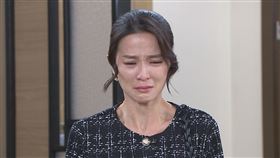 楚宣在《好運來》中飾演蕭麗芬，股東會現場原以為勝券在握，卻迎來命運大反轉。（圖／民視提供）