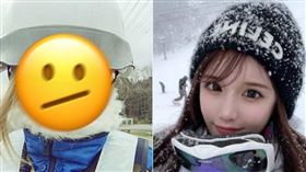 日本28歲網紅兼模特兒平瀨愛里近日在社群平台公開整形前後對比照，驚人落差瞬間引爆熱議。（圖／翻攝自網路）