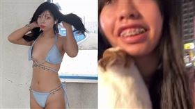 寵物兔放機車踏墊狂飆⋯慘摔縫2針！20歲女網紅拍片辯：外出籠不好拿