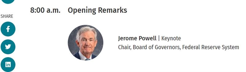 聯準會主席鮑爾（Jerome Powell）即將在傑克森霍爾（Jackson Hole）全球央行年會發表卸任前最後一次演說，市場屏息以待。（圖／翻攝自 Federal Reserve Bank of Kansas City網站）