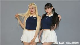 PS女孩韓籍成員李丹妃、邊荷律。（圖／記者劉彥池攝影）
