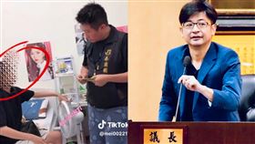 賓賓哥公開直播一位性侵案的受害女孩，彰化縣議長謝典林痛批：「公益不是流量秀，更不是拿人傷口來換觀看數。」（圖／翻攝自賓賓哥抖音、謝典林臉書）