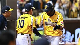 中職36年例行賽，中信兄弟右外野手宋晟睿連2打席開轟。（圖／記者劉彥池攝影）