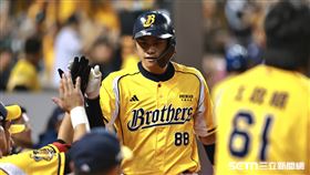 中職36年例行賽，中信兄弟右外野手宋晟睿連2打席開轟。（圖／記者劉彥池攝影）