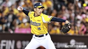 中職36年例行賽，中信兄弟後援投手王凱程。（圖／記者劉彥池攝影）