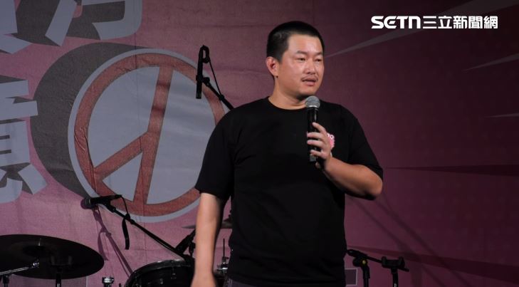 陳柏惟重返中二選區宣講。（圖／翻攝畫面）