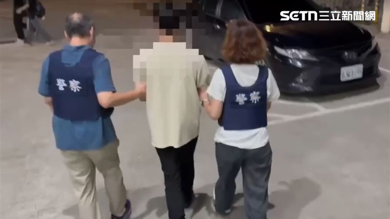 協助接應槍手逃亡的27歲蔡姓男子，則在桃園市落網。（圖／翻攝畫面）