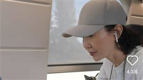 張曼玉搭火車慘遇鐵軌起火。（圖／翻攝自小紅書）