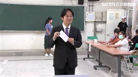 賴清德投公投票。（圖／翻攝畫面）