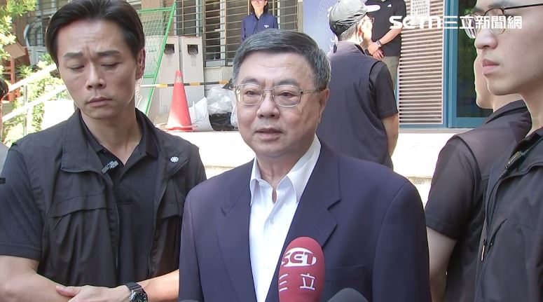 行政院長卓榮泰投公投票受訪談內閣改組。（圖／翻攝畫面）